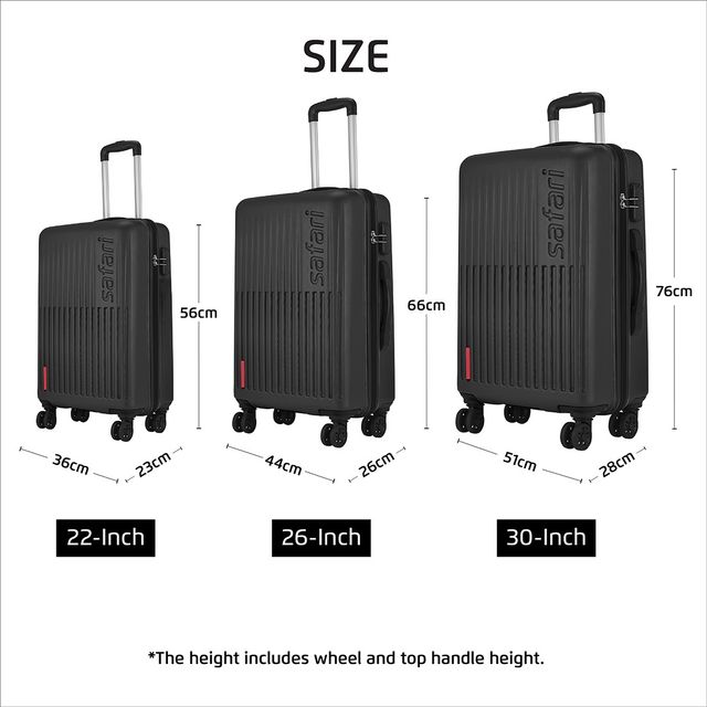 Buy Safari Unisex Textured Polycarbonate 41 L Telescopic Trolley Buy Safari Unisex Textured Polycarbonate 41 L Telescopic Trolley