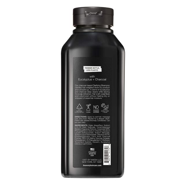 Anomaly Clarifying Shampoo For Deep Cleanse With Charcoal & Eucalyptus