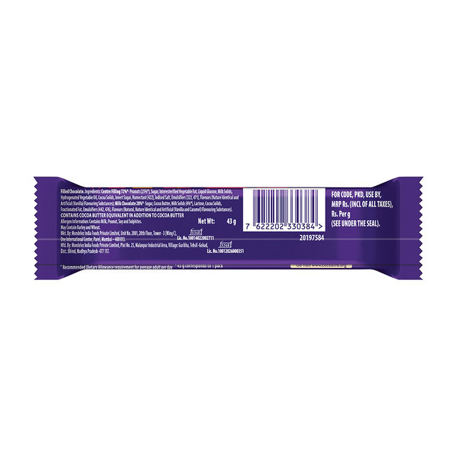 Cadbury Fuse Chocolate Bar 43 g Combo