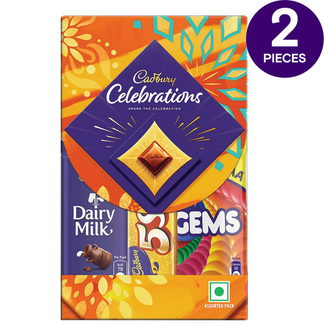 Cadbury Celebrations Assorted Chocolate Rakhi Gift Pack Combo