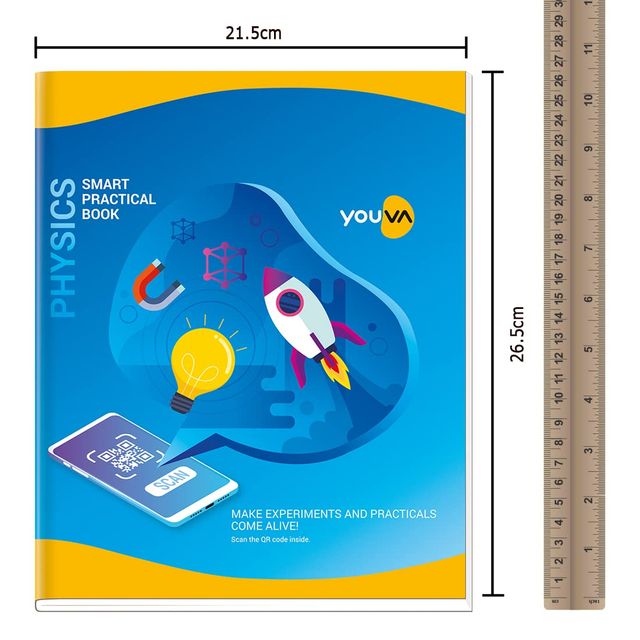 Navneet Youva | Project Paper With Designed Border | Practical Book | 1 Side Ruled / 1 Side Plain 