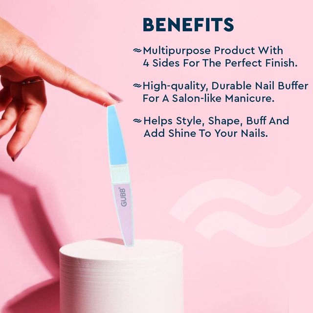 GUBB 4 Way Nail Buffer Shinner & Filer Set