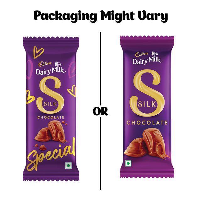 Cadbury Dairy Milk Silk Chocolate Bar, 64 g Combo