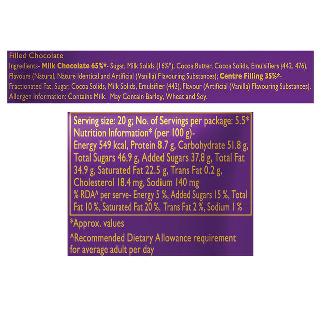 Cadbury Dairy Milk Silk Mousse Chocolate Bar, 116 g - Pack of 2
