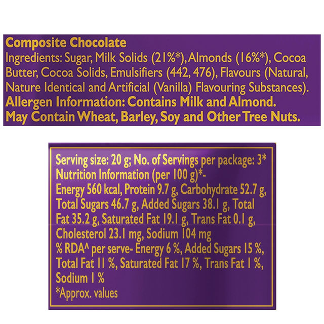 Cadbury Dairy Milk Silk Roast Almond Chocolate Bar, 58 g Combo