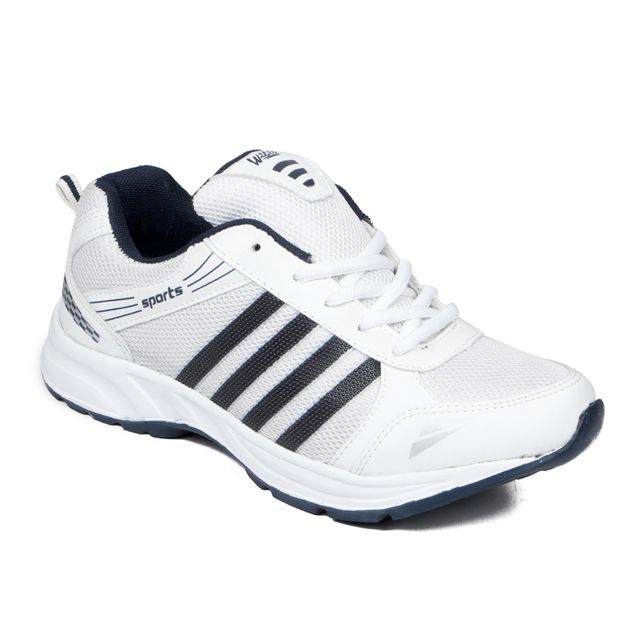 Asian Wndr-13 Men Sports Shoes | White-Navy | UK 7