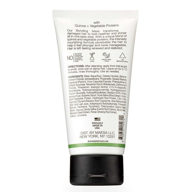 Anomaly Bonding Mask For Healthier & Shinier Hair With Quinoa And Vegetable Proteins