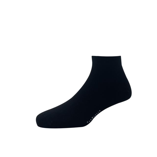 Van Heusen Men's Solid 70% Cotton, 25% Nylon, 5% Spandex Ankle Socks | Assorted - Free Size