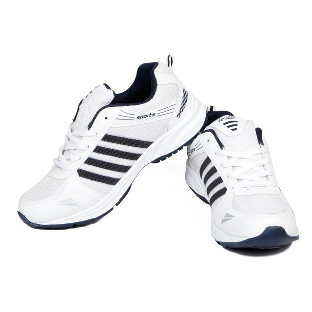 Asian Wndr-13 Men Sports Shoes | White-Navy | UK 7