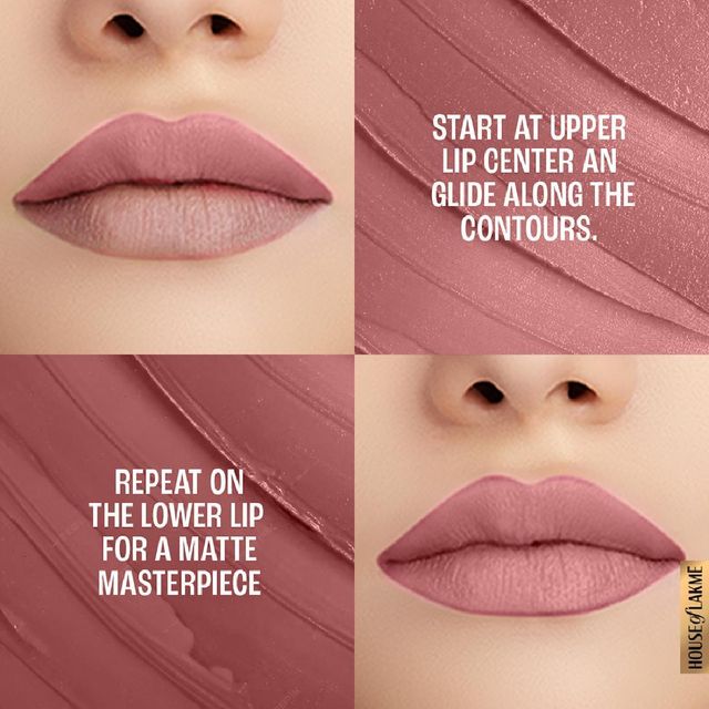 Lakme 9 To 5 Primer + Matte Lipstick- Blush Nude