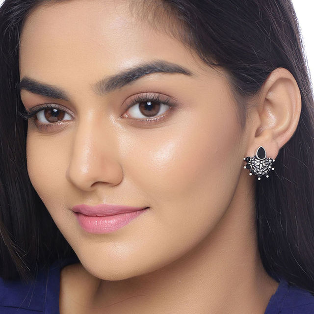 Voylla Nayantara Petals Motif Stud Earrings