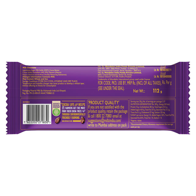 Cadbury Dairy Milk Silk Bubbly Chocolate Bar, 112 g - Pack of 2