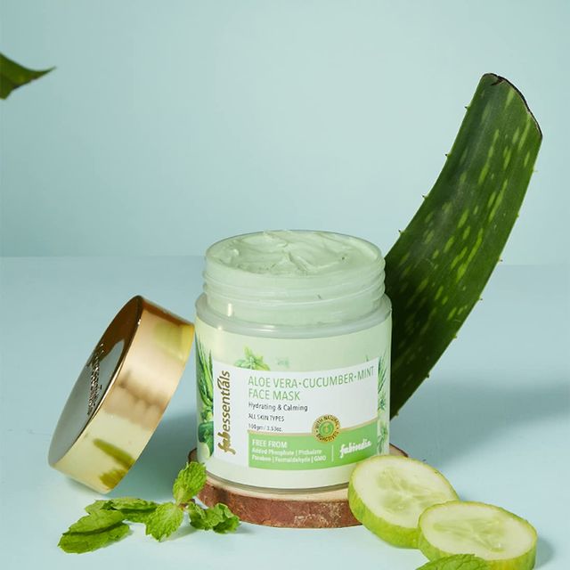 Fabessentials Aloe Vera Cucumber Mint Face Mask