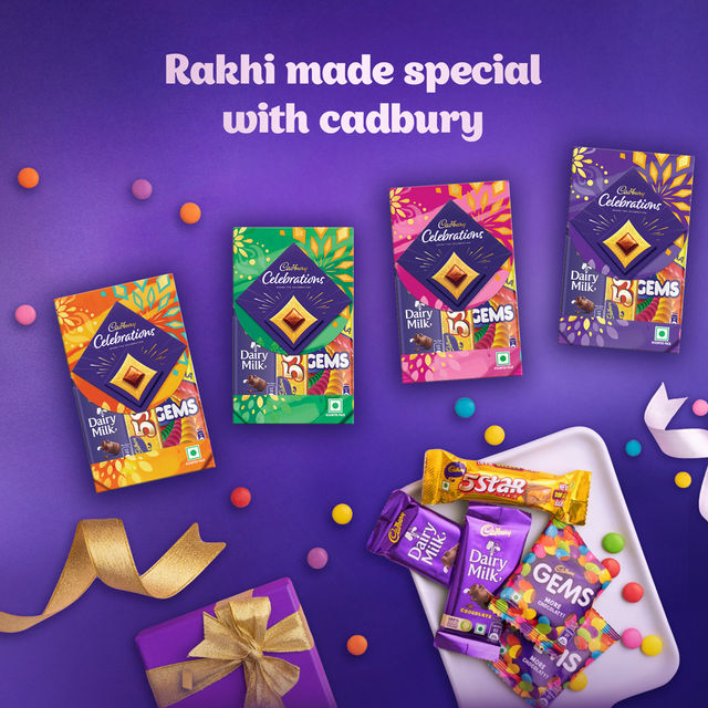 Cadbury Celebrations Assorted Chocolate Rakhi Gift Pack Combo