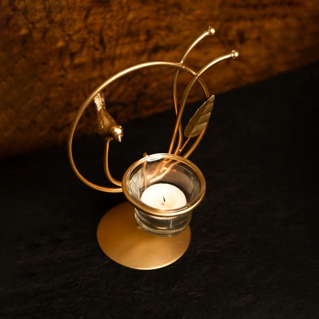 Ekhasa Metal Tealight Candle Holder For Home Decor | Perfect Candle Stand For Diwali Decoration