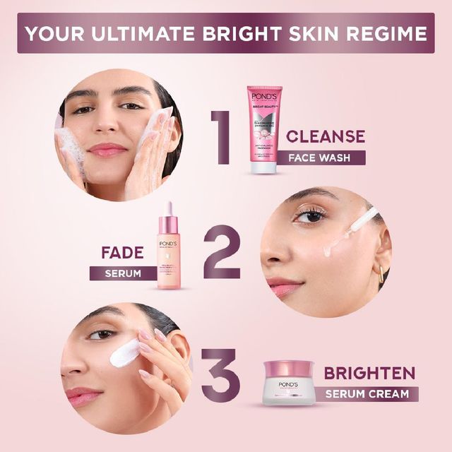 Pond's Bright Beauty Anti-Spot Serum Cream With Niacinamide And SPF 15 PA++