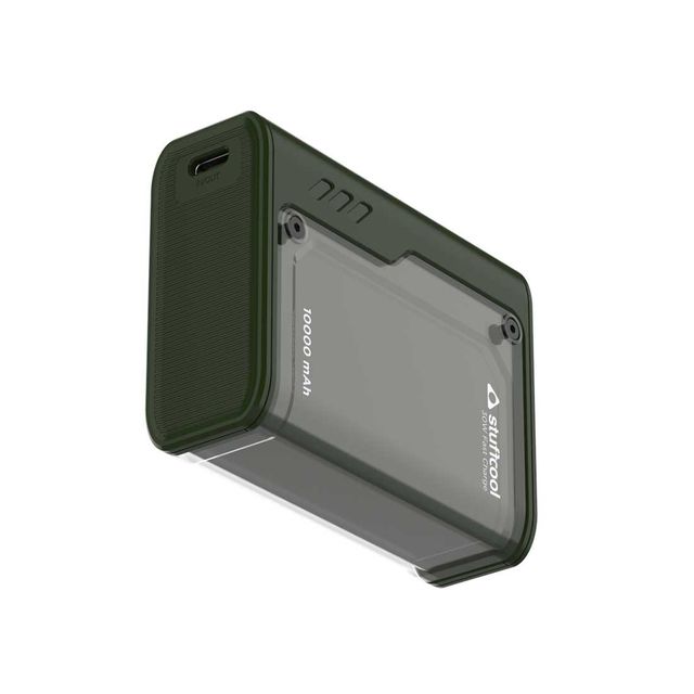 Stuffcool Mega Ii 30W Mini 10000Mah Powerbank For Super Fast Chargingpixels Iphones- Green