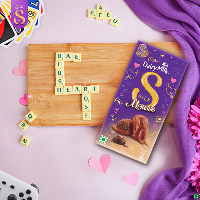 Cadbury Dairy Milk Silk Mousse Chocolate Bar Valentines Gift Pack