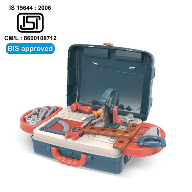 Wembley Tool Set Construction Tool Little Engineer Pretend Toolbox Roleplay Workshop Tool Kit