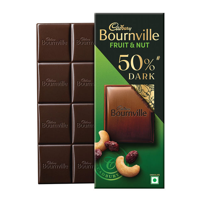 Cadbury Bournville Fruit & Nut Dark 50% Chocolate Bar Combo