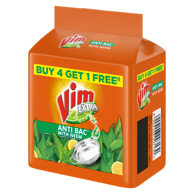 Vim Extra Anti Bac with Neem Dishwash Bar