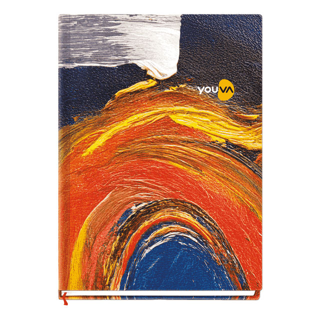 Navneet Youva Case Bound Notebook Jumbo Single Line 384 page - Assorted Design