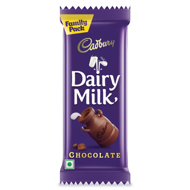 Cadbury Dairy Milk Chocolate Bar Family Pack, 117 g Combo