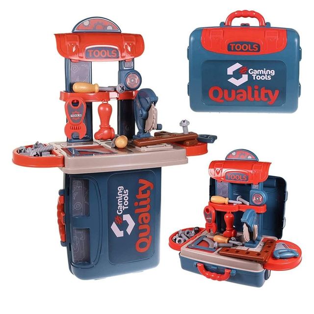Wembley Tool Set Construction Tool Little Engineer Pretend Toolbox Roleplay Workshop Tool Kit