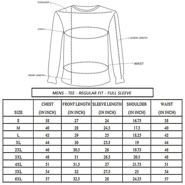 Bewakoof Men's Plus Size T-shirt | Blue - 6XL