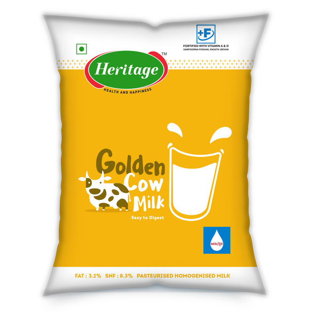 Heritage Golden Cow Fresh Milk
