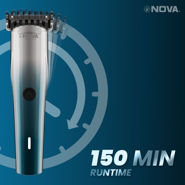 Nova Nht 1133 Trimmer | 150 min Runtime | 24 Length Settings - Multicolor