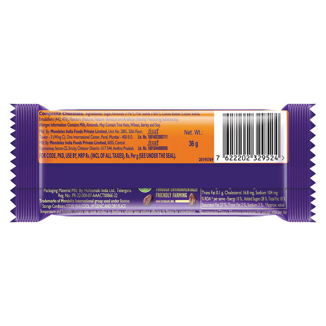 Cadbury Dairy Milk Roast Almond Chocolate Bar