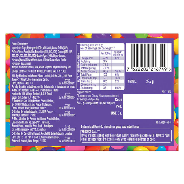 Cadbury Gems Chocolate Duo Pack