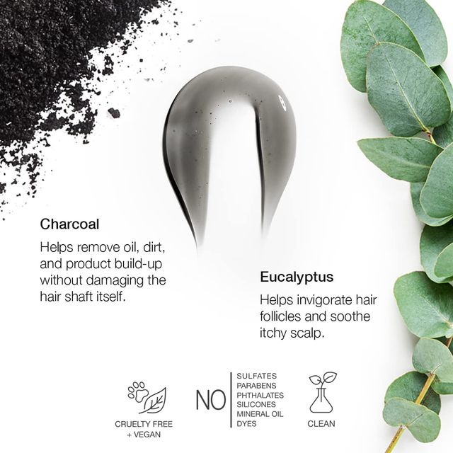 Anomaly Clarifying Shampoo For Deep Cleanse With Charcoal & Eucalyptus