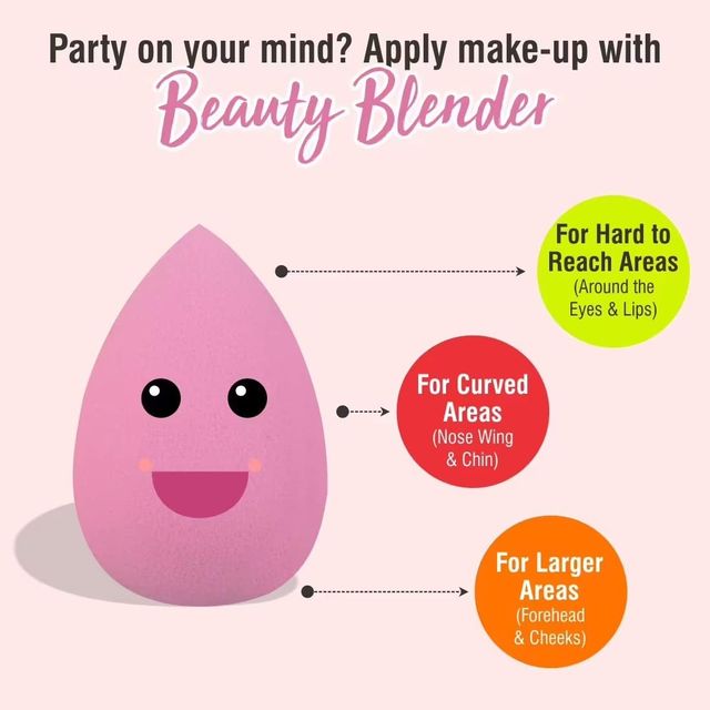 Bronson Professional Pink Ultimate Classic Beauty Blender Makeup Sponge