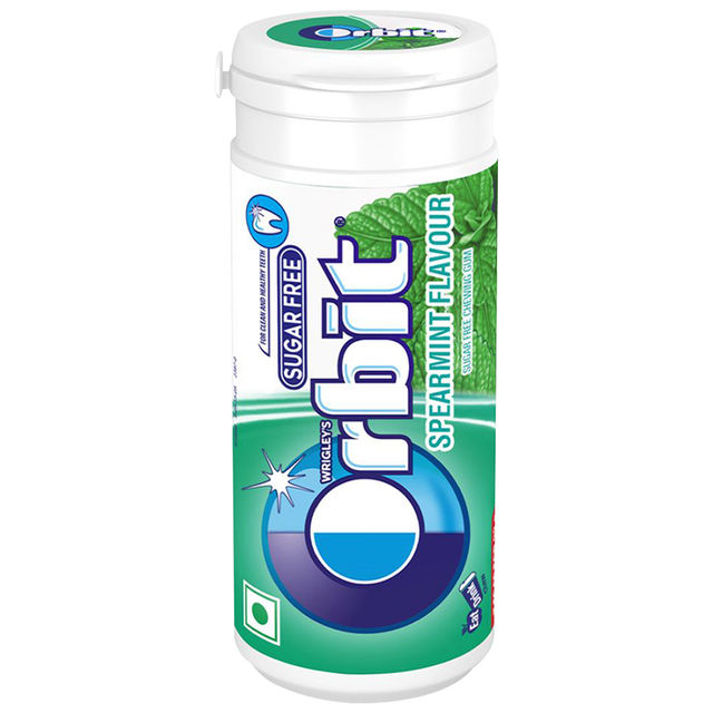 Orbit Sugar Free Spearmint Chewing Gum Tube