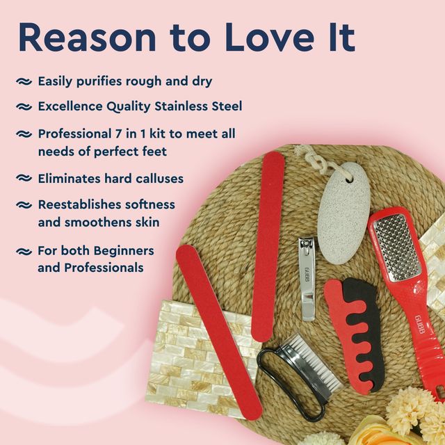 Gubb 7 In 1 Pedicure Kit