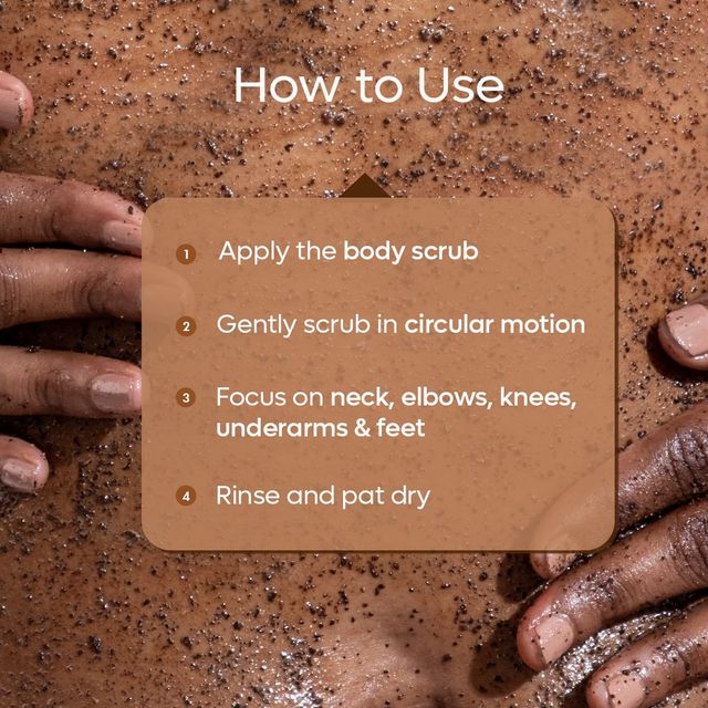 mCaffeine Exfoliating Coffee Body Scrub for Tan Removal - Vegan