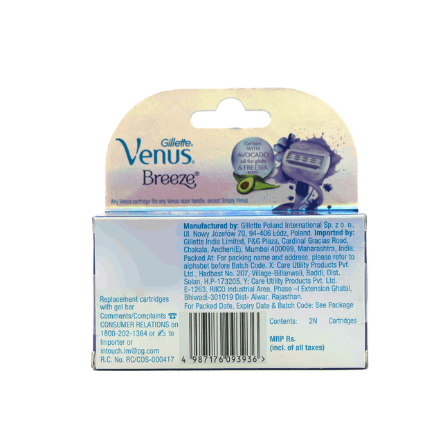 Gillette Venus Breeze Razor Blades