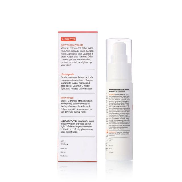 Plum 3% Vitamin C Moisturizer With Mandarin