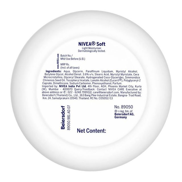 Nivea Soft Light Moisturizing Cream