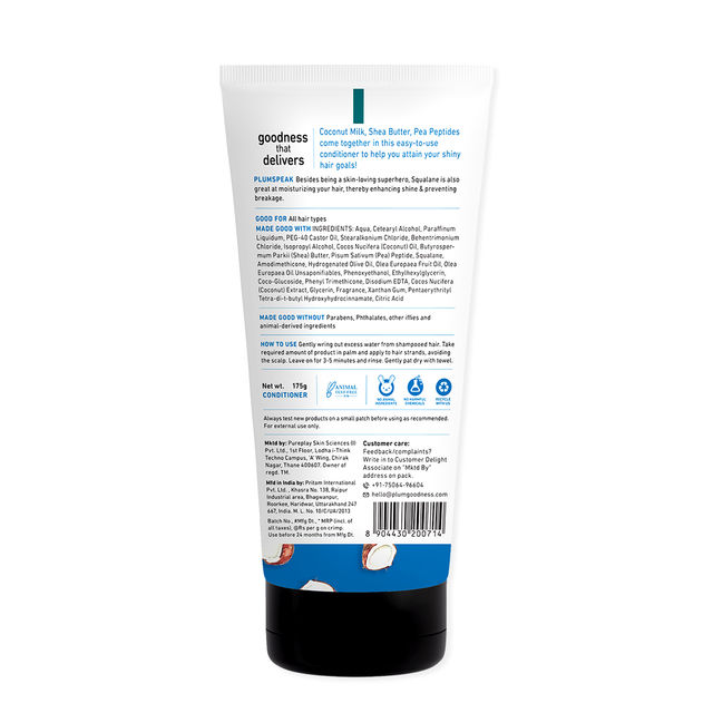 Plum Coconut Milk & Peptides Strength & Shine Conditioner