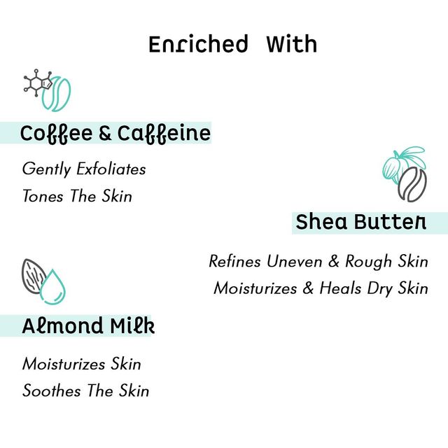 mCaffeine Coffee & Milk Moisturizing Face Scrub for Gentle Exfoliation
