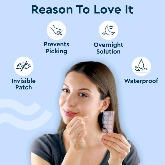 GUBB Face Acne Patch Pimple Healing Patch Absorbing Cover Invisible, Blemish Spot, Hydrocolloid