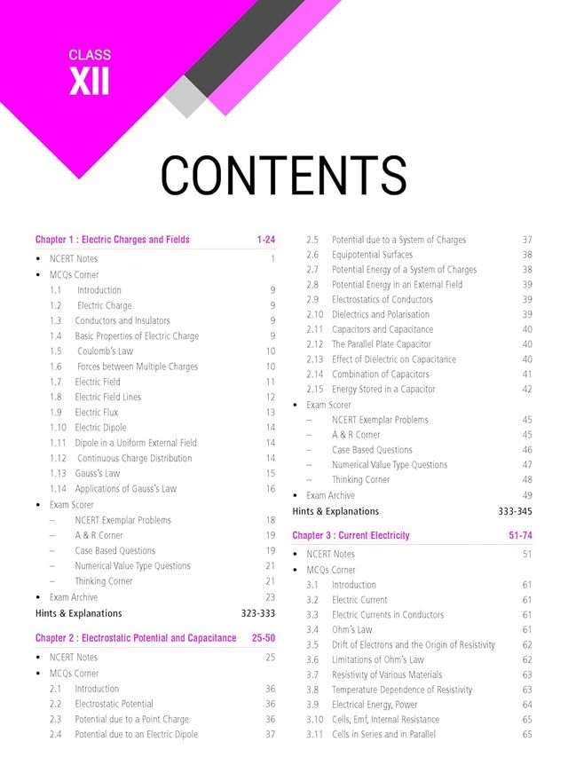 MTG Objective NCERT at your FINGERTIPS Physics- NEET/JEE Notes, Exam Archive & MCQs