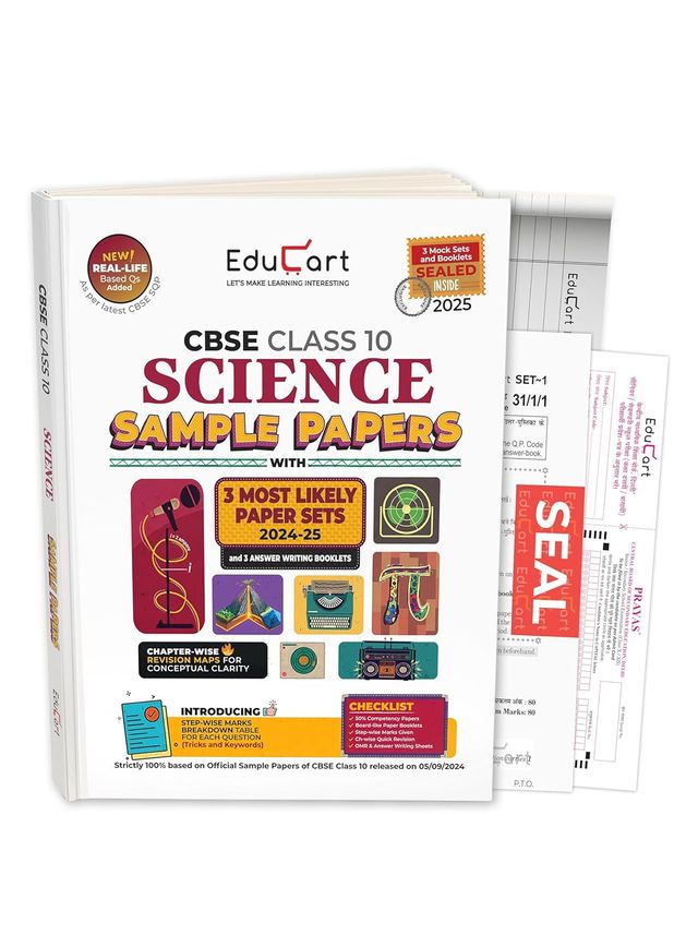 CBSE Science Class 10 Sample Papers 2024-25