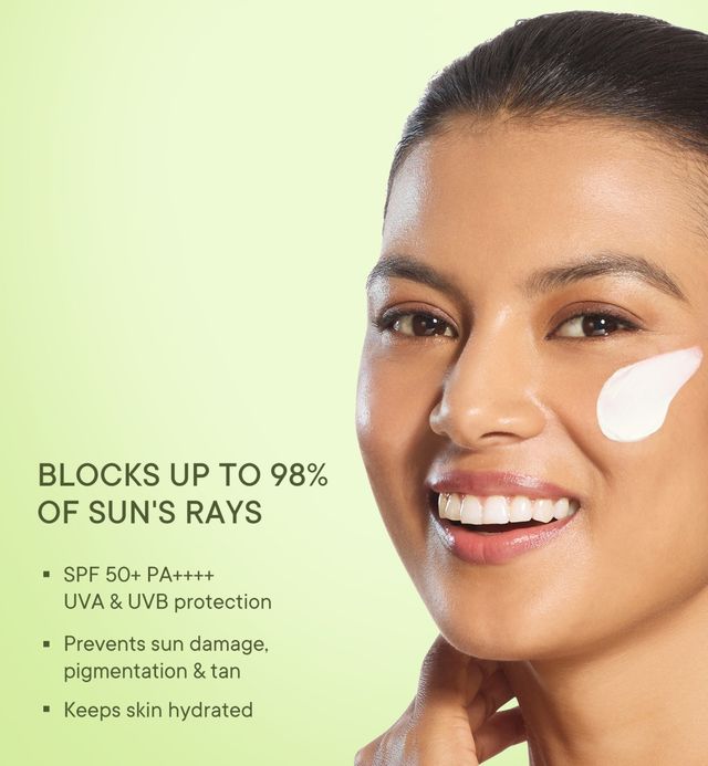 Quench SPF 50+ PA++++ Korean Sunscreen with Avocado & Vitamin E No White Cast