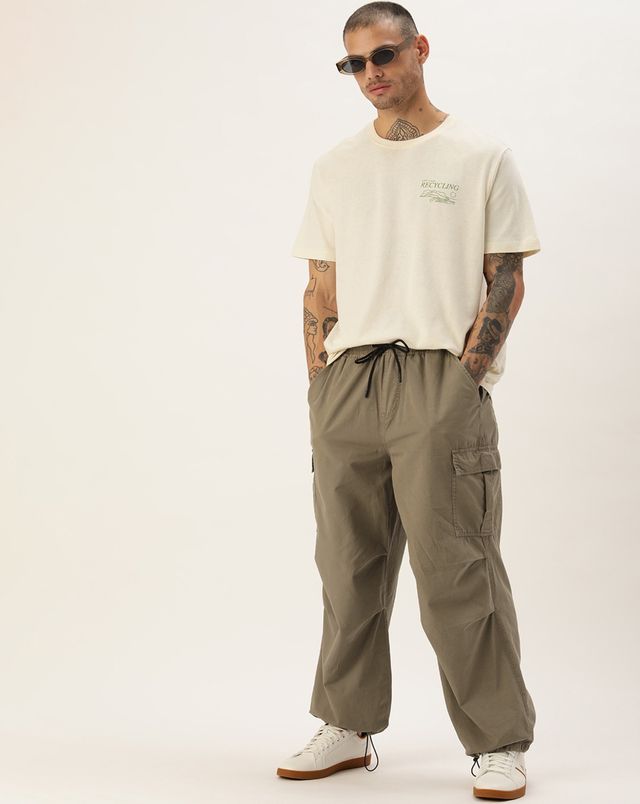 Bene Kleed Unisex Parachute Cargo Trousers | Seneca Rock - 28