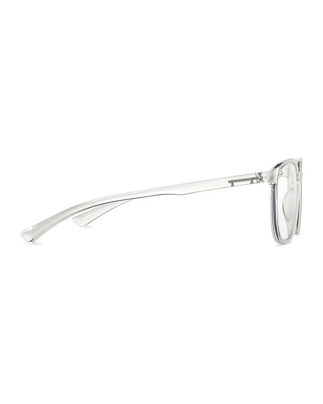 Lenskart Blu Unisex TR90 Computer Glasses | Crystal Transparent - M