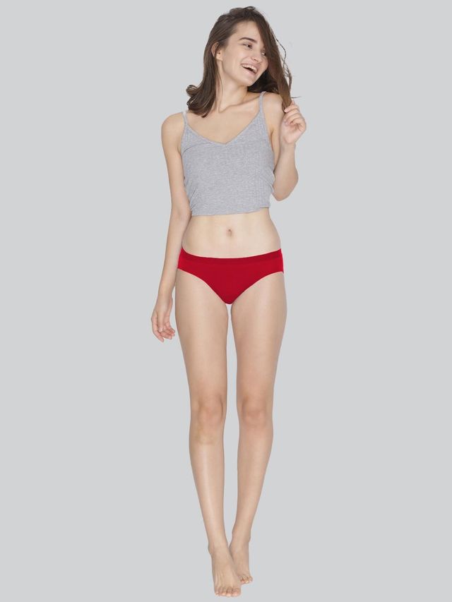Lyra Women's Bikini Panty Combed Cotton | XL (Colour May Vary)